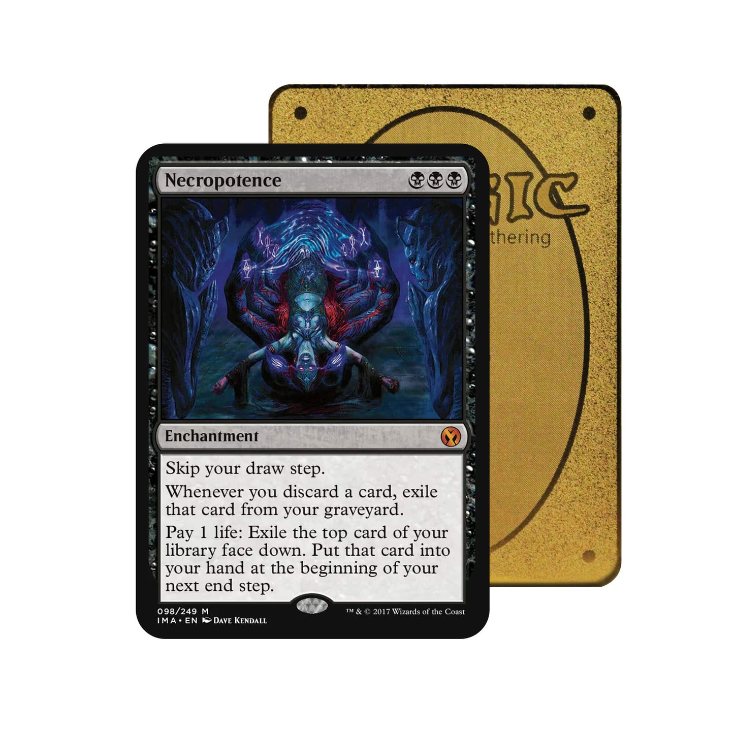 Necropotence Metal Orica Card