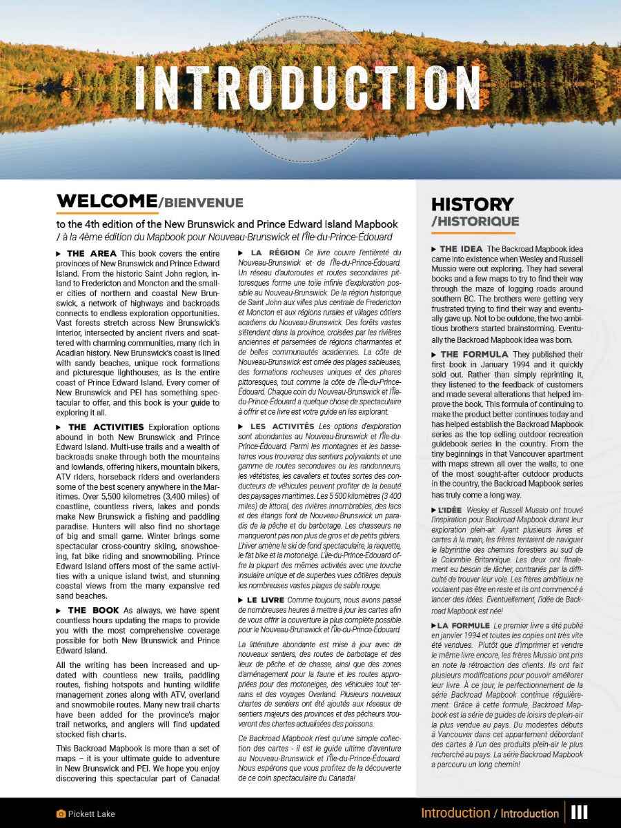 New Brunswick & PEI Backroad Mapbook
