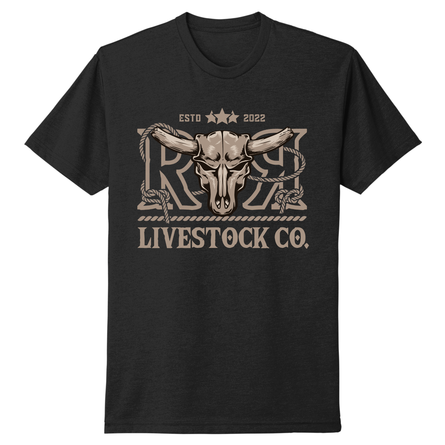 RR LIVESTOCK CO. T-SHIRT | Black