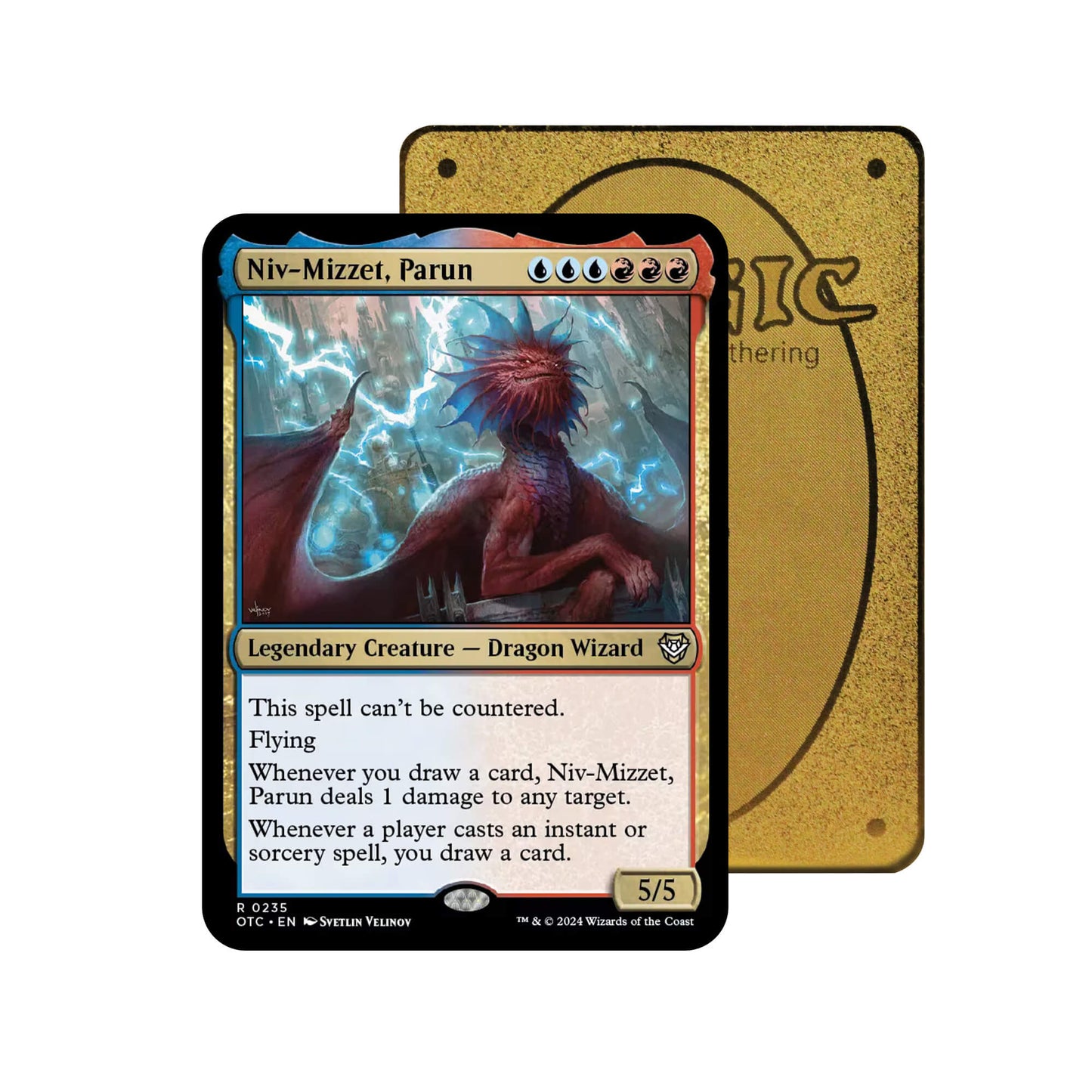 Niv-Mizzet, Parun Metal Orica Card
