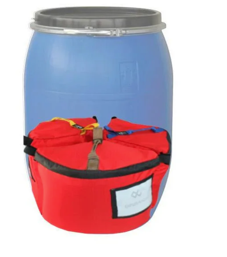 North Water Tribag Set for Canoe Barrel Portaging and Camp Storage