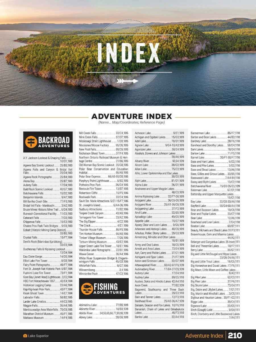 Northeastern Ontario Backroad Mapbook