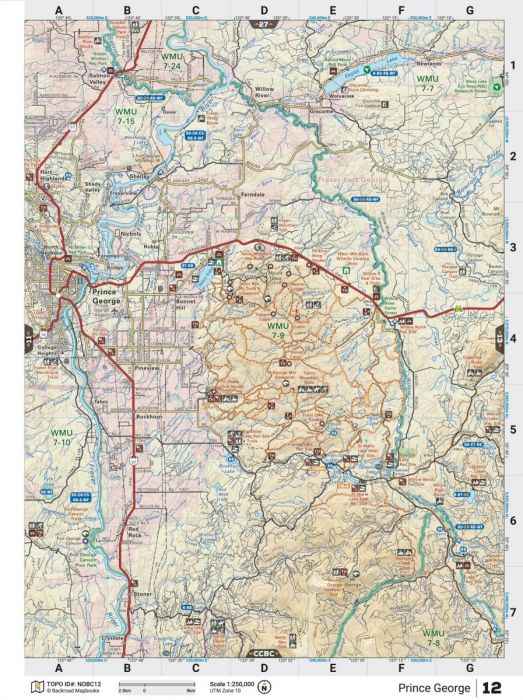 Northern BC Backroad Mapbook