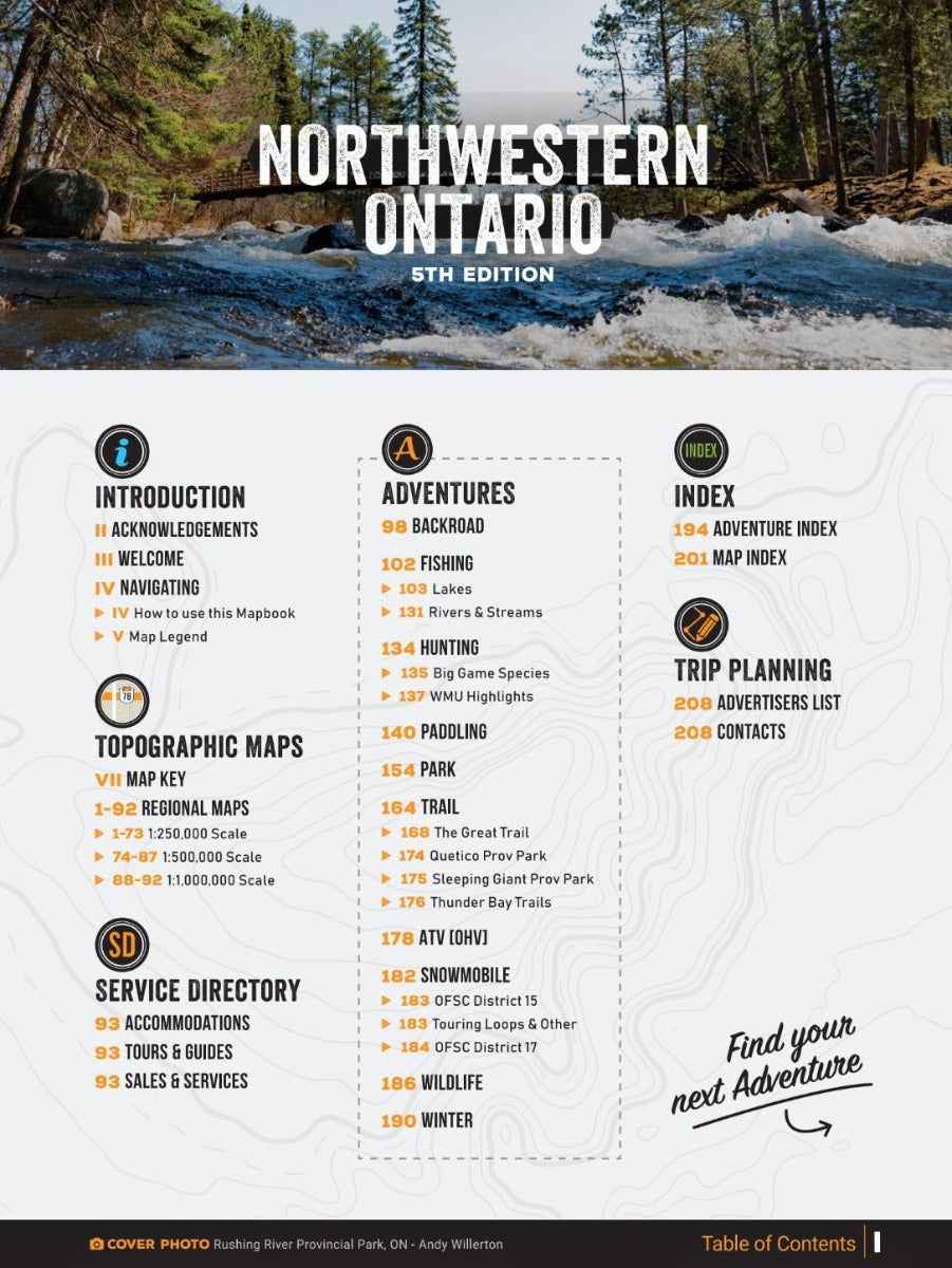 Northwestern Ontario Backroad Mapbook