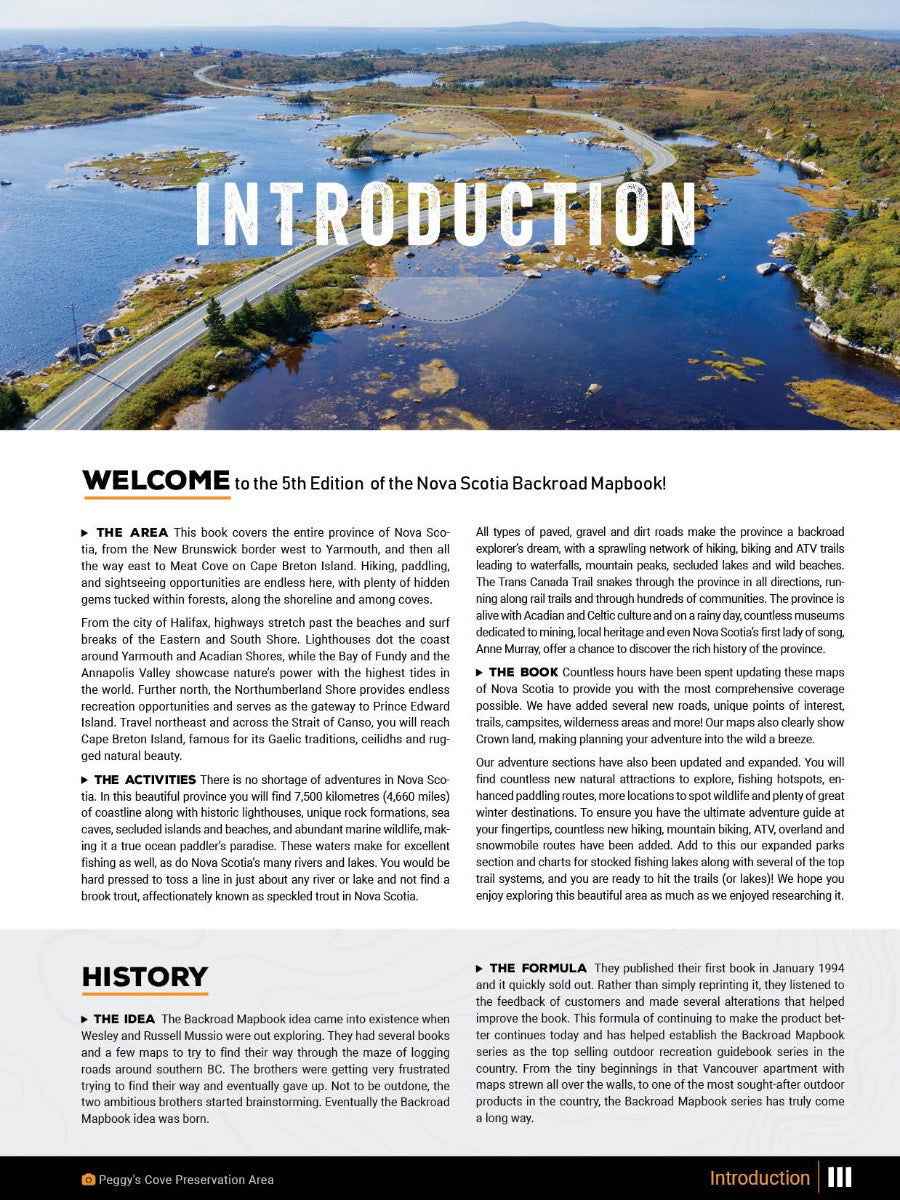 Nova Scotia Backroad Mapbook