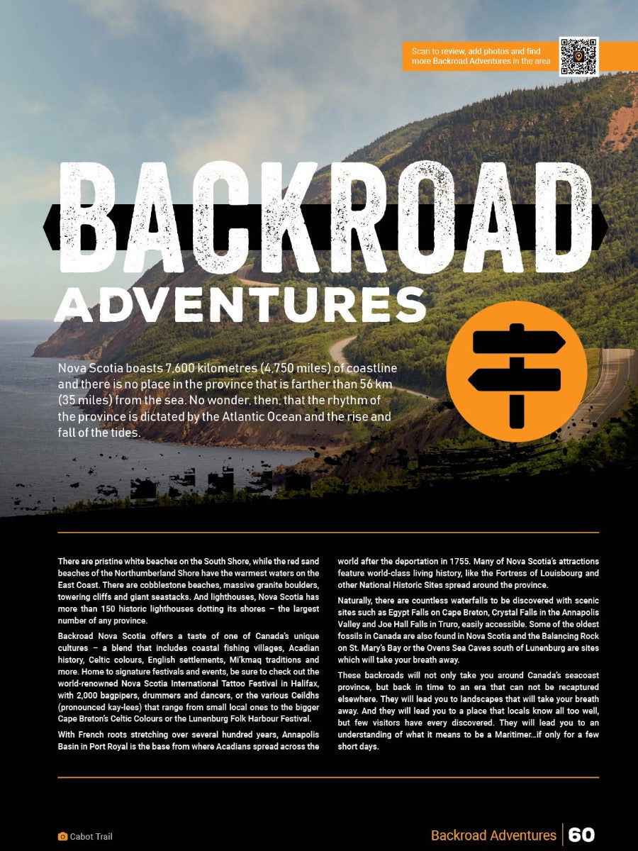 Nova Scotia Backroad Mapbook