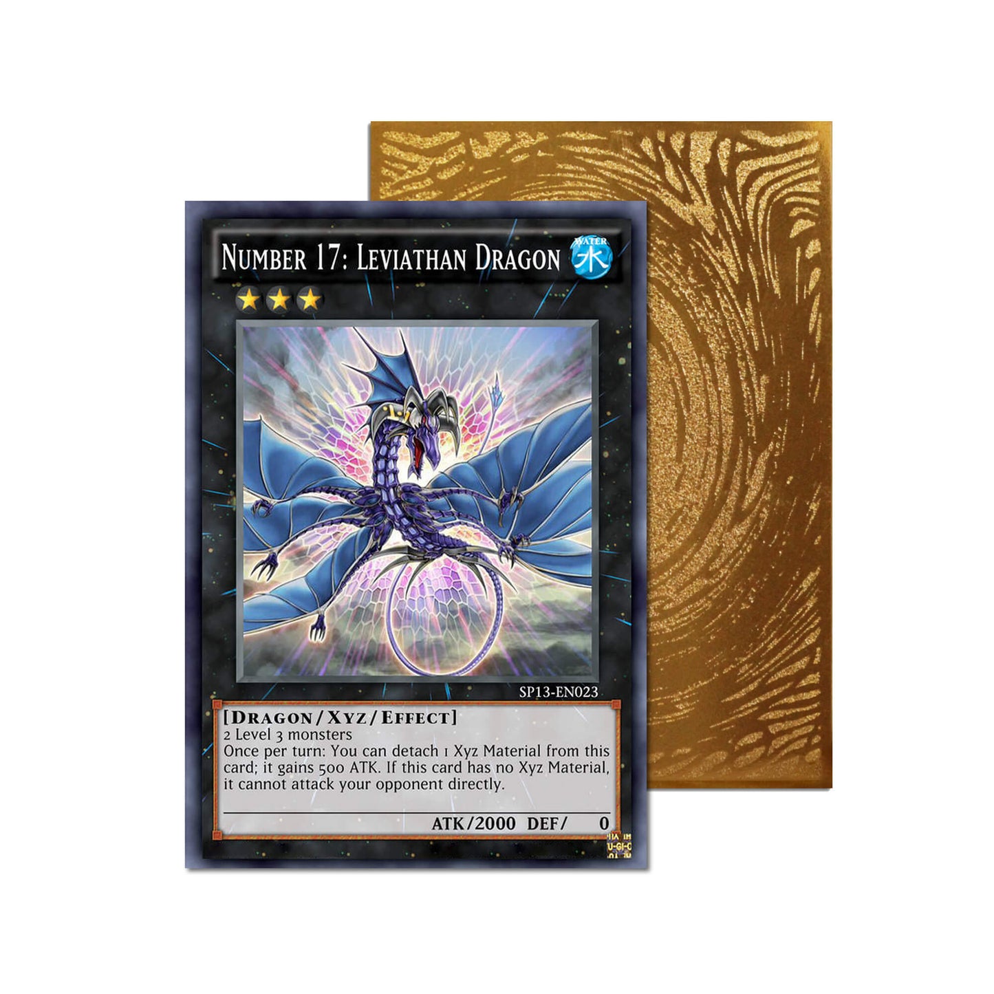 Number 17: Leviathan Dragon Metal Orica Card