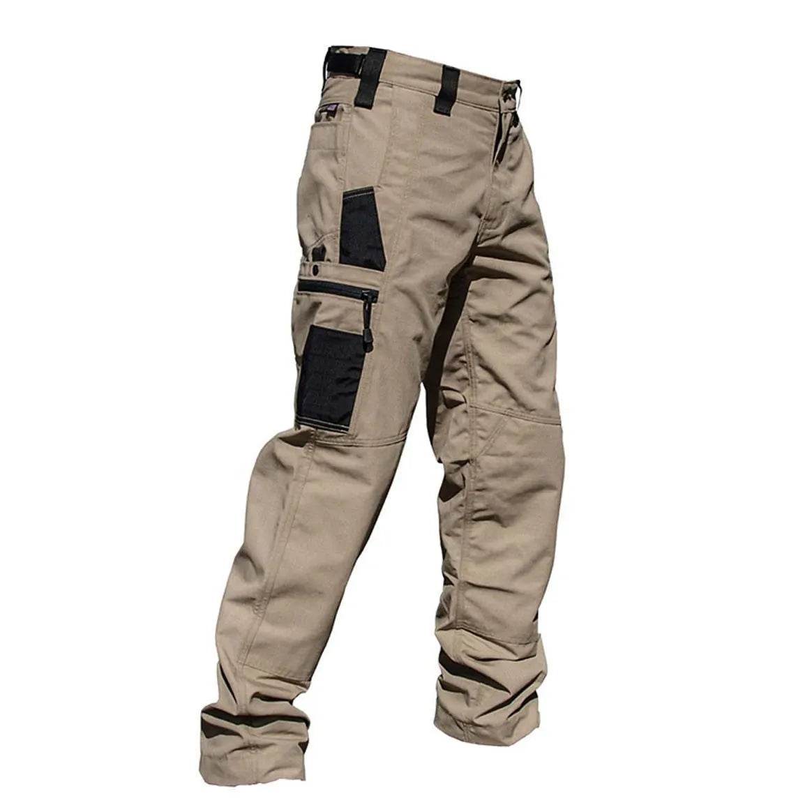 Beetle Outdoor Tactics Men's Spring Fall Breathable Wearable Multi-pocket Loose Camouflage Cargo Pants