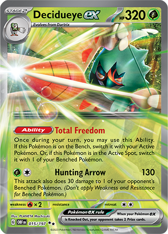 Decidueye ex 015/197