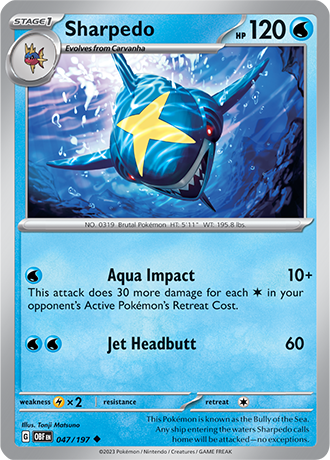 Sharpedo 047/197