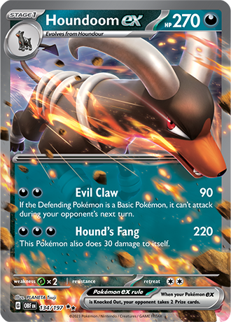 Houndoom ex 134/197