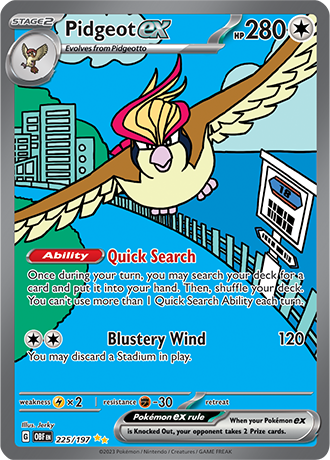 Pidgeot ex 225/197