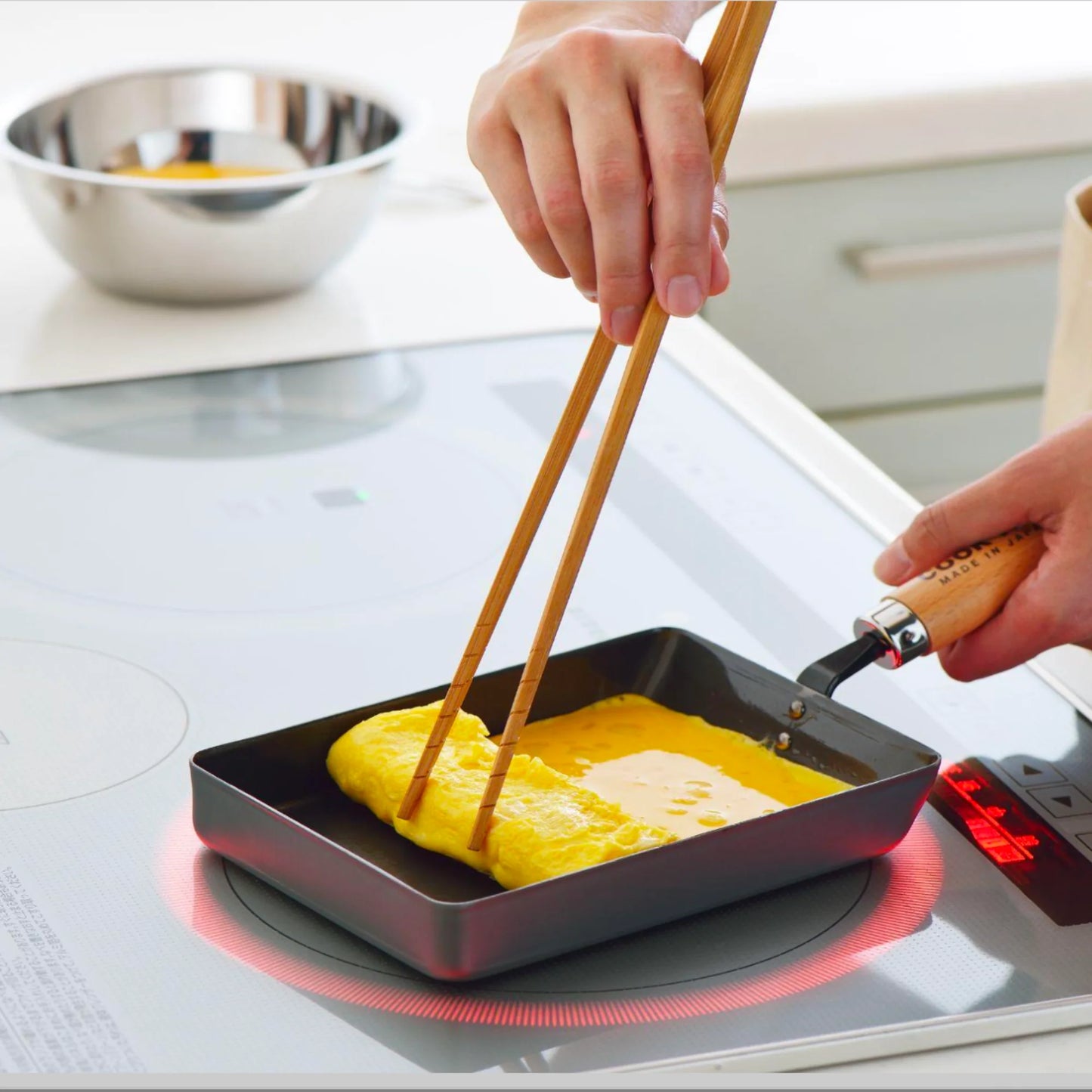 Yoshikawa Cook-Pal Ren Tamagoyaki Omelet / Egg Pan (Large)– Carbon Steel | Made in Japan