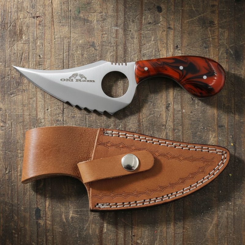 7.25" Old Ram Fixed Blade Skinner Knife (OR-793RP)