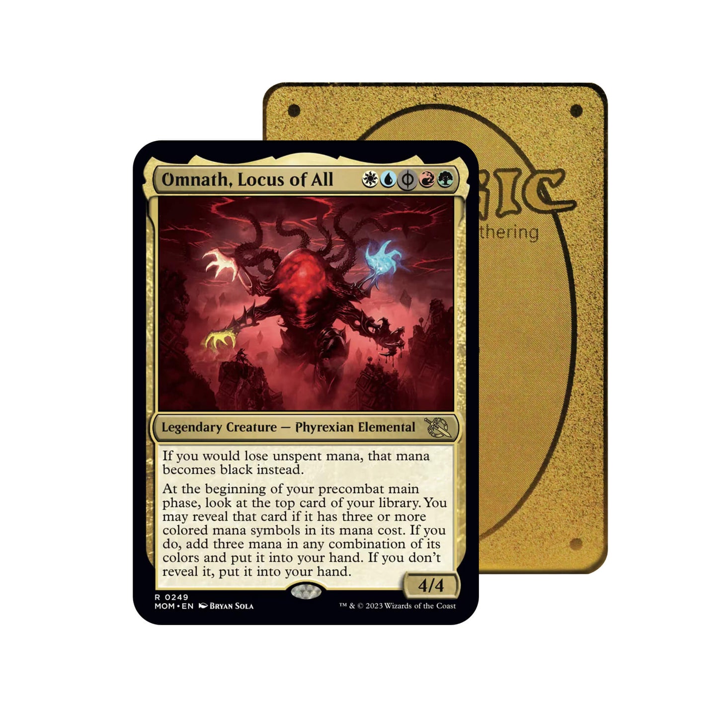 Omnath, Locus of Creation Metal Orica Card