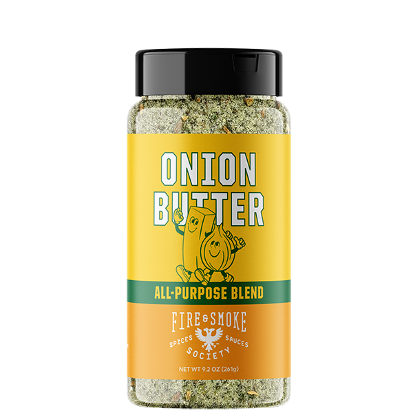 Fire & Smoke Society Onion Butter All Purpose Seasoning Blend, BBQ Rub, 9.2 oz
