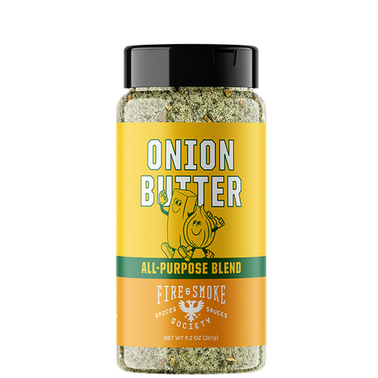 Fire & Smoke Society Onion Butter All Purpose Seasoning Blend, BBQ Rub, 9.2 oz