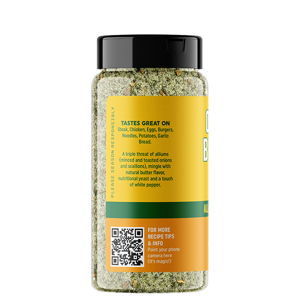 Fire & Smoke Society Onion Butter All Purpose Seasoning Blend, BBQ Rub, 9.2 oz