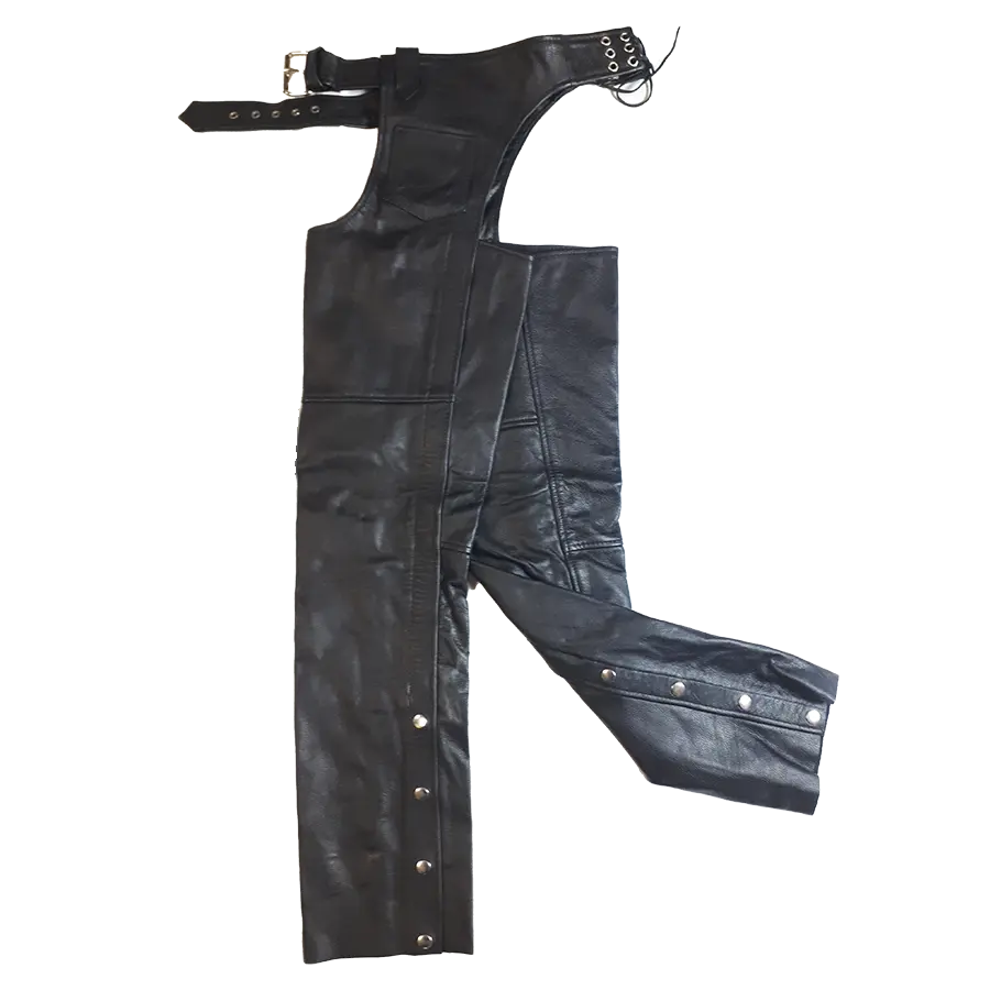 Open Road Coin Pocket Leather Chaps