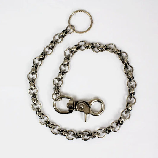 Open Road Skull Wallet Chain