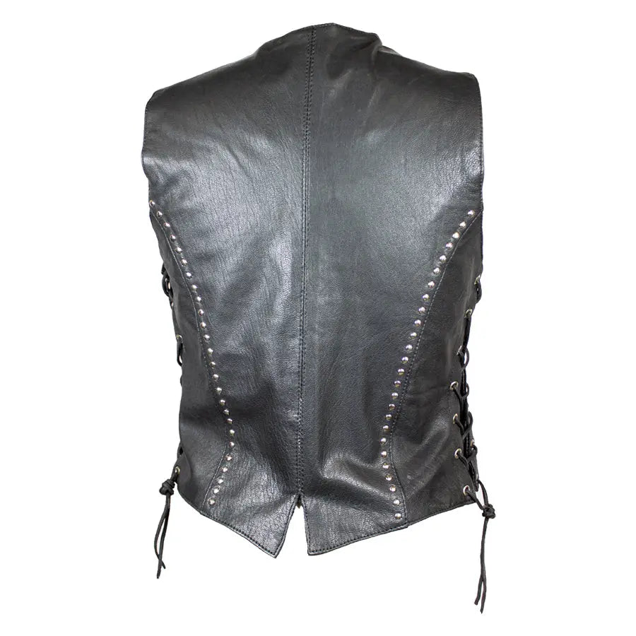 Open Road Women's Stud Accent Leather Vest