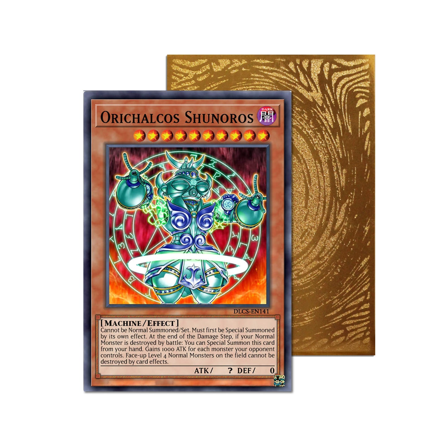 Orichalcos Shunoros Metal Orica Card