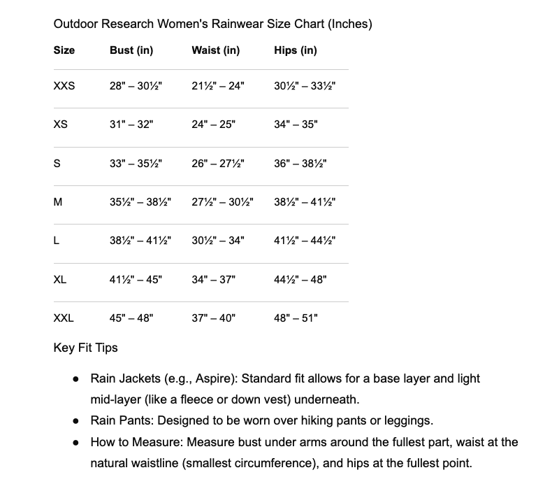 Outdoor Research Womens Helium II Rain Jackets Size: XS