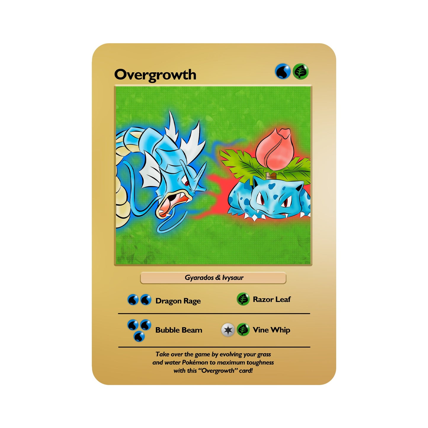 Overgrowth Theme Metal Orica Card