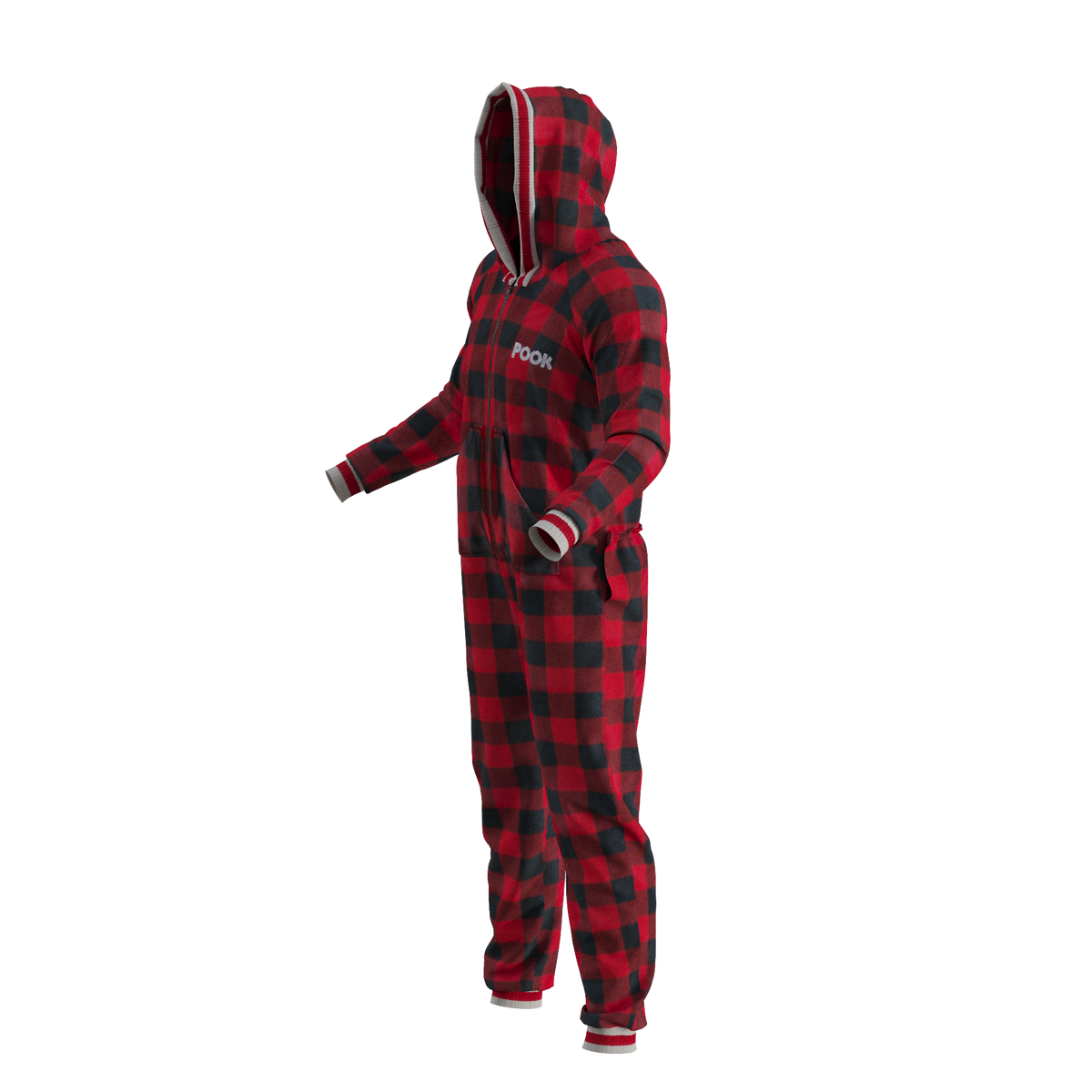 Pook Unisex Fleece Onesie Red