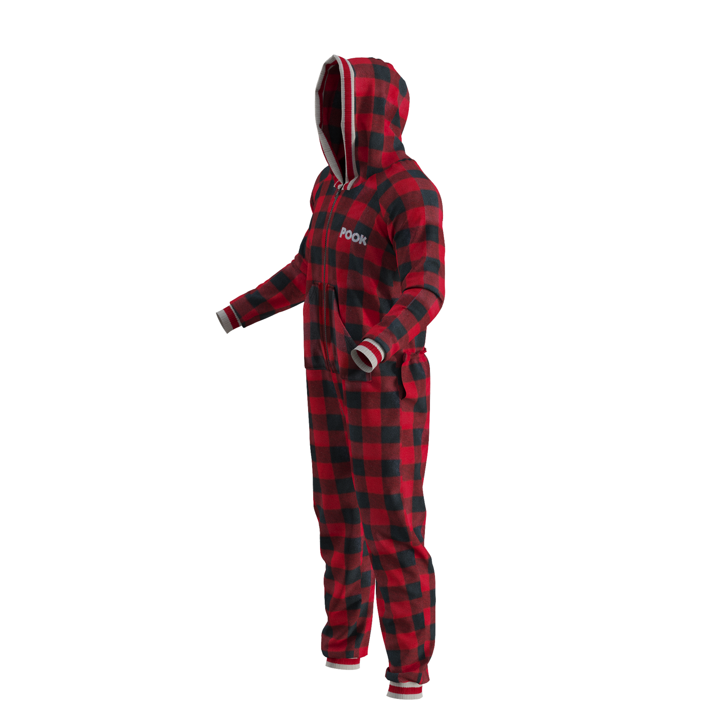 Pook Onesie - Red (Adult Unisex)