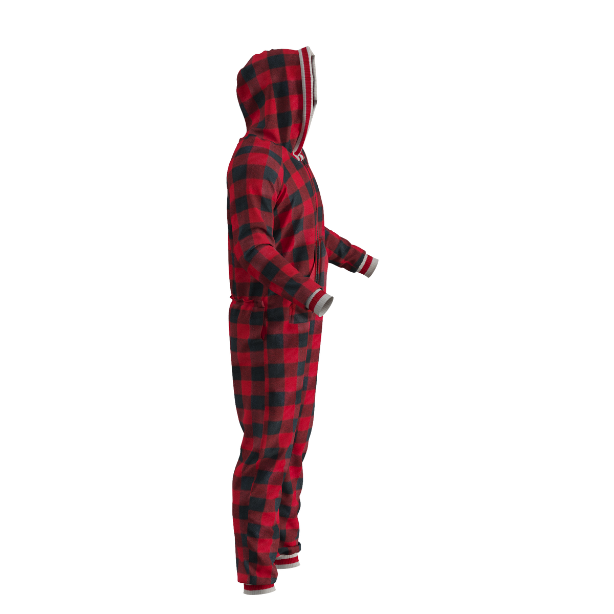 Pook Unisex Fleece Onesie Red