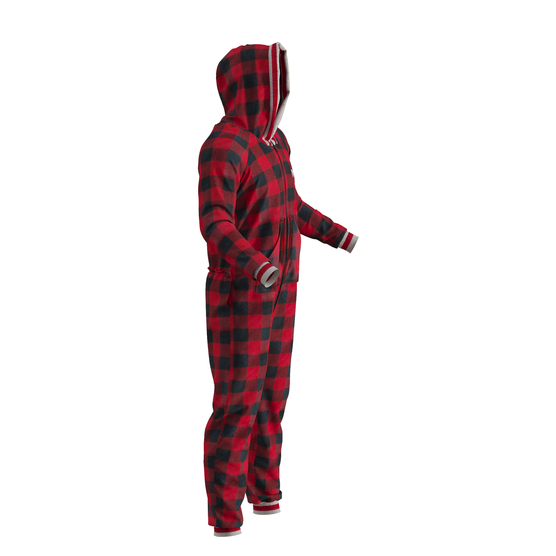 Pook Onesie - Red (Adult Unisex)
