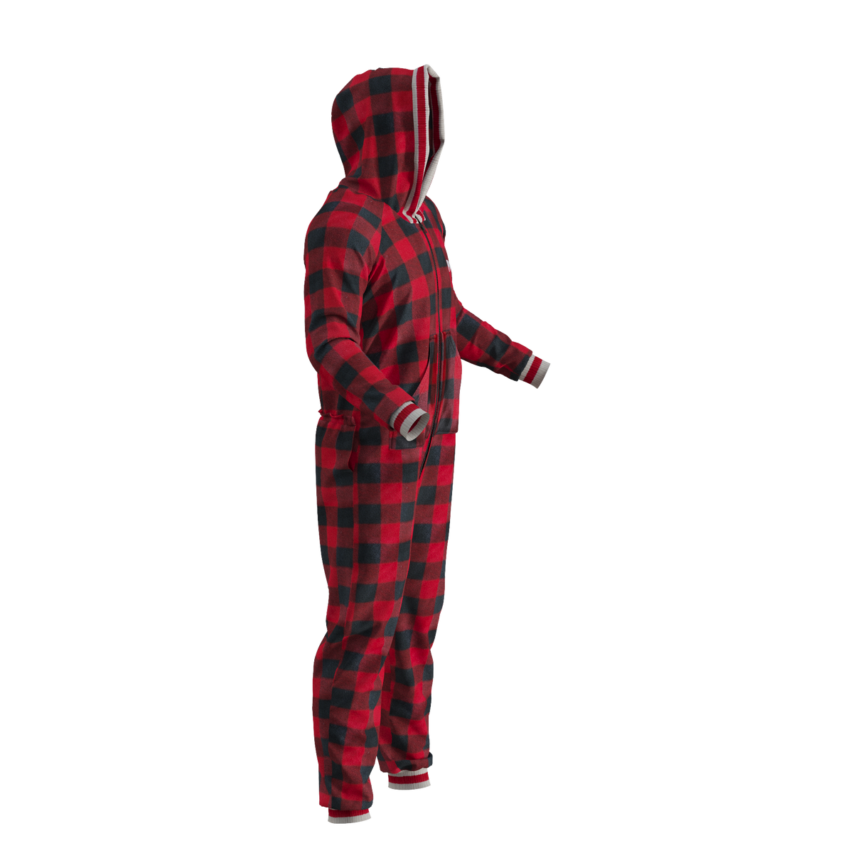Pook Unisex Fleece Onesie Red