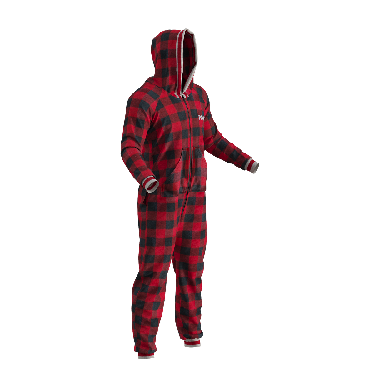 Pook Unisex Fleece Onesie Red