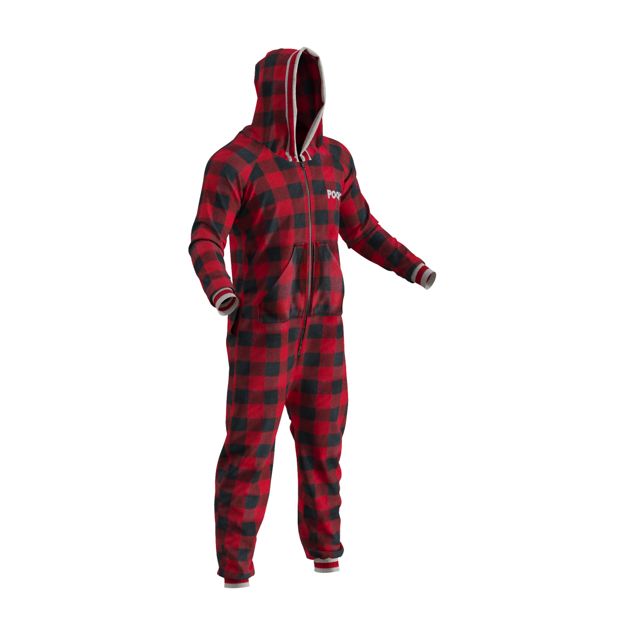 Pook Unisex Fleece Onesie Red