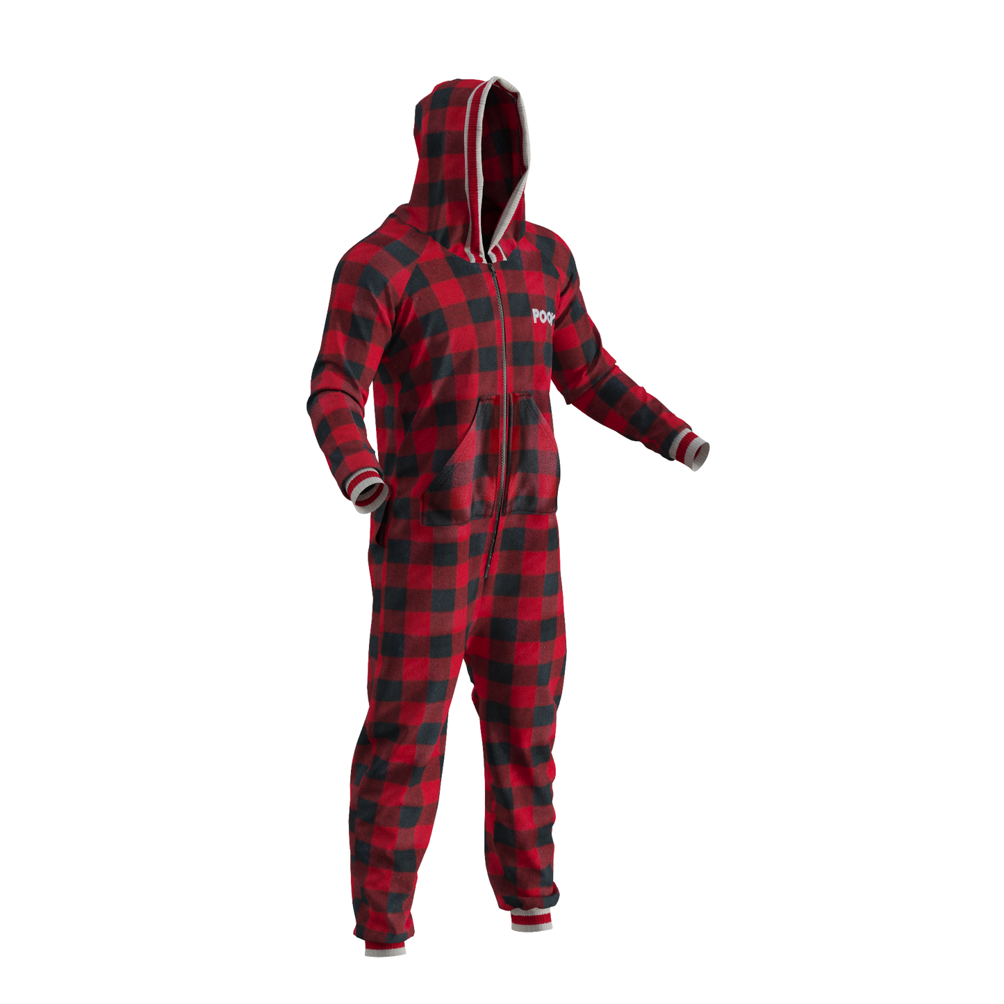 Pook Onesie - Red (Adult Unisex)