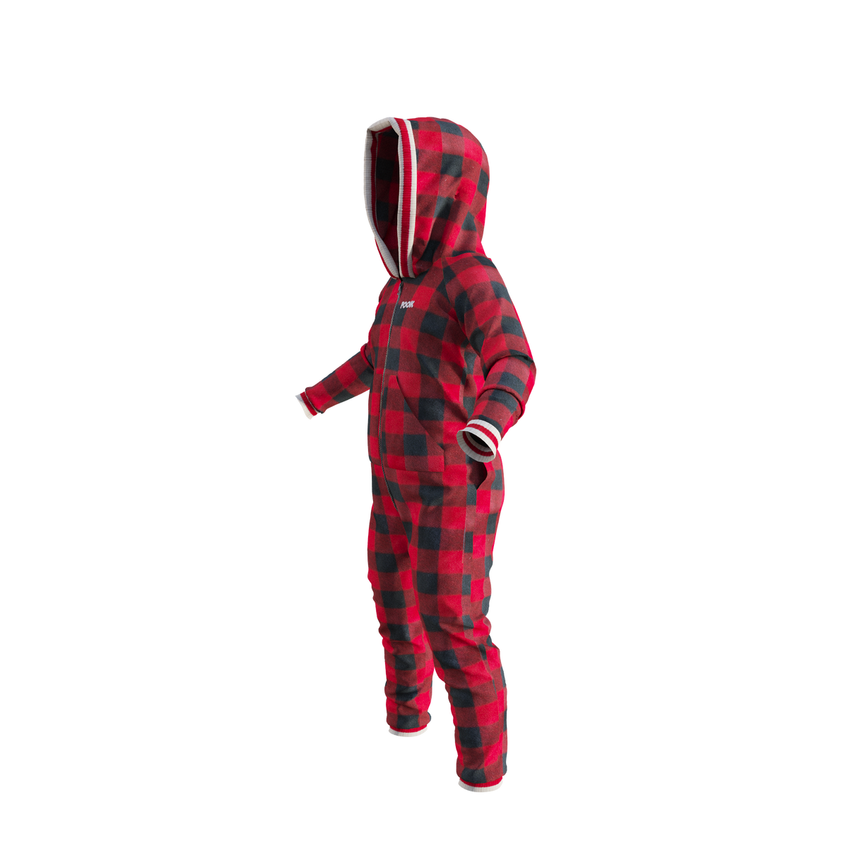 Pook Unisex Fleece Onesie Red