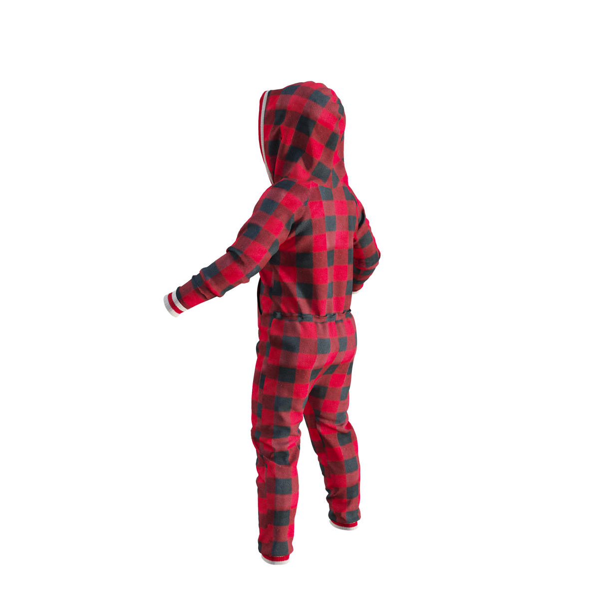 Pook Unisex Fleece Onesie Red