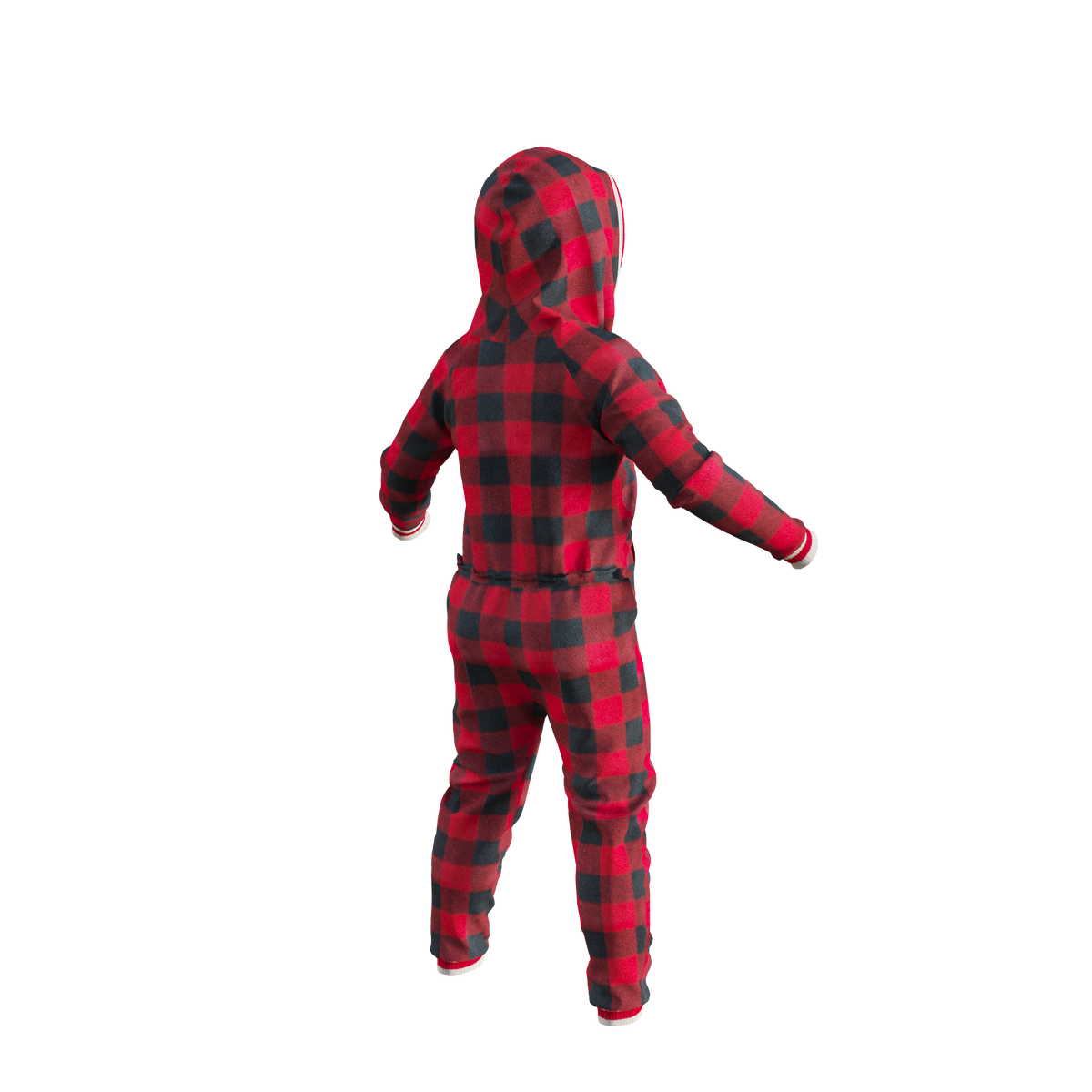 Pook Unisex Fleece Onesie Red