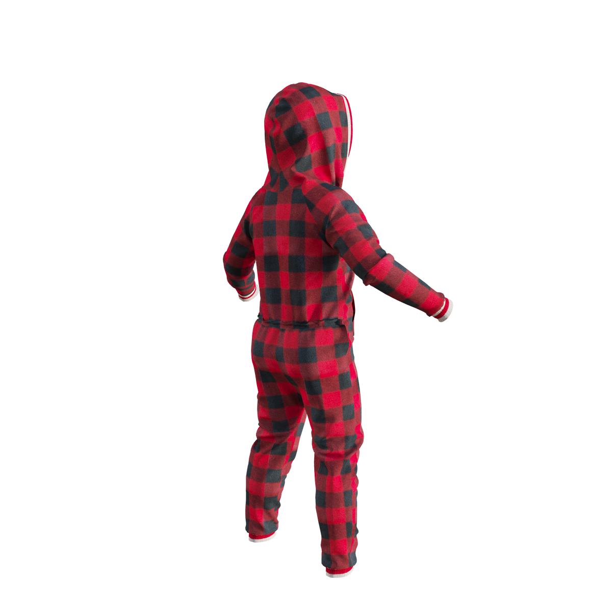 Pook Unisex Fleece Onesie Red