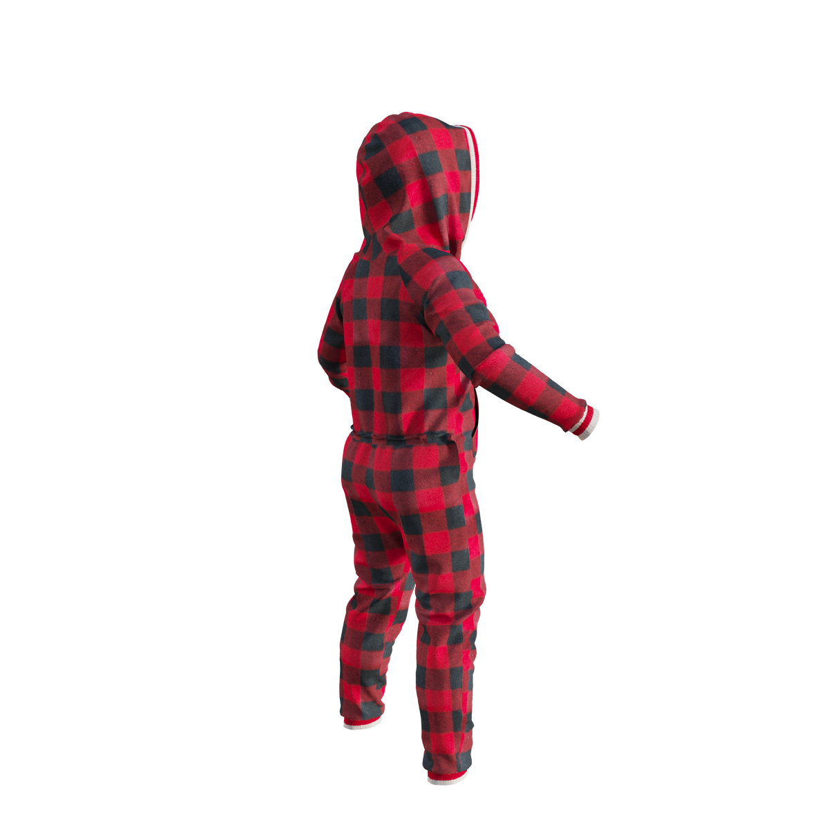 Pook Unisex Fleece Onesie Red