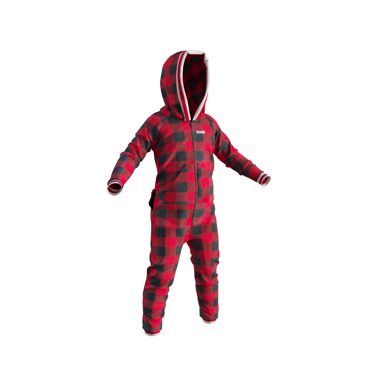 Pook Unisex Fleece Onesie Red