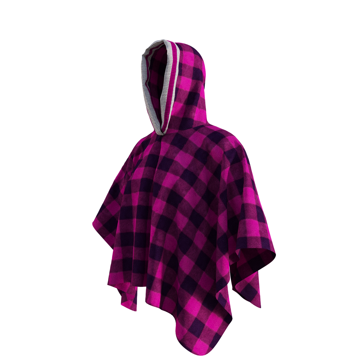 Pook Unisex Polar Fleece Poncho Pink