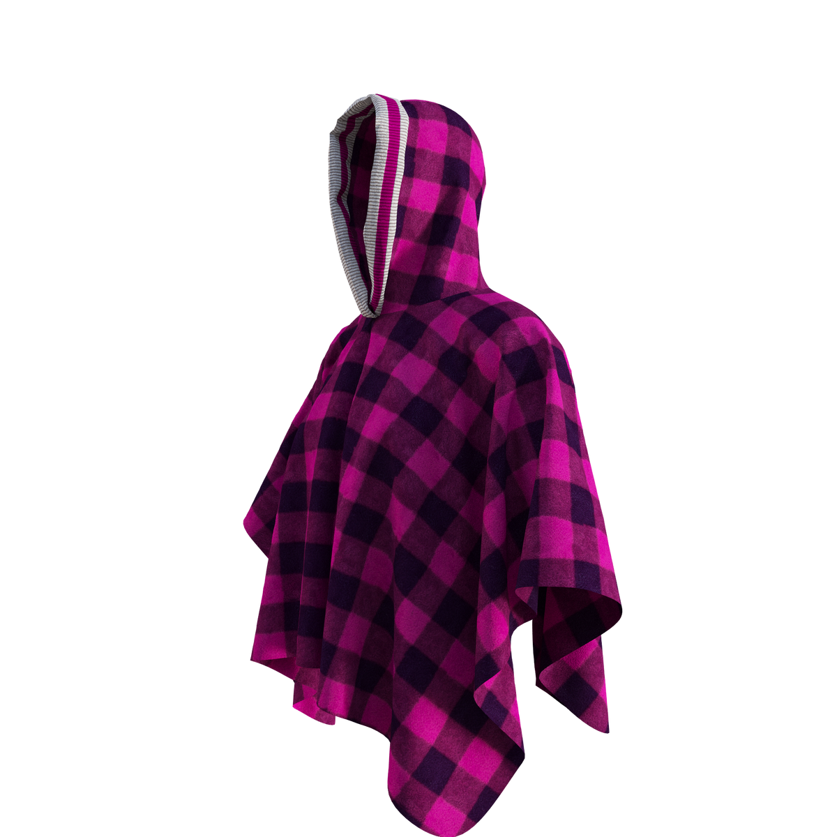 Pook Unisex Polar Fleece Poncho Pink