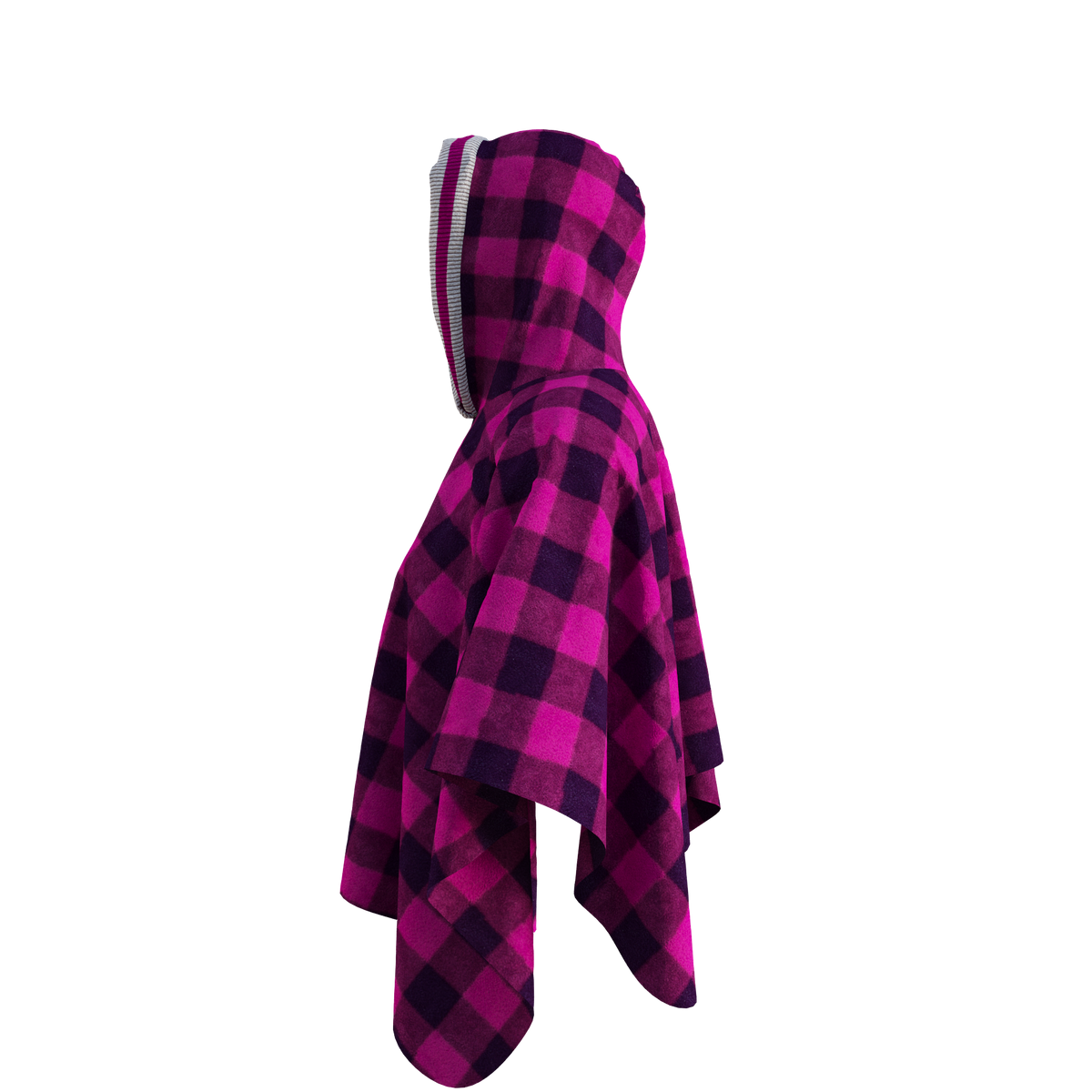 Pook Unisex Polar Fleece Poncho Pink