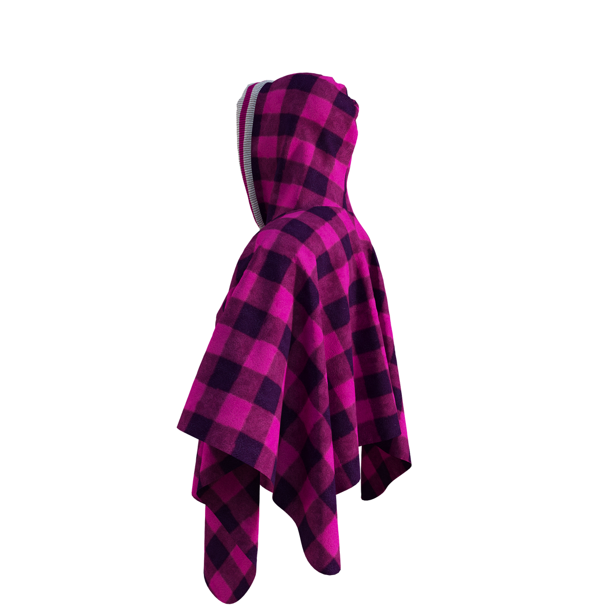 Pook Unisex Polar Fleece Poncho Pink