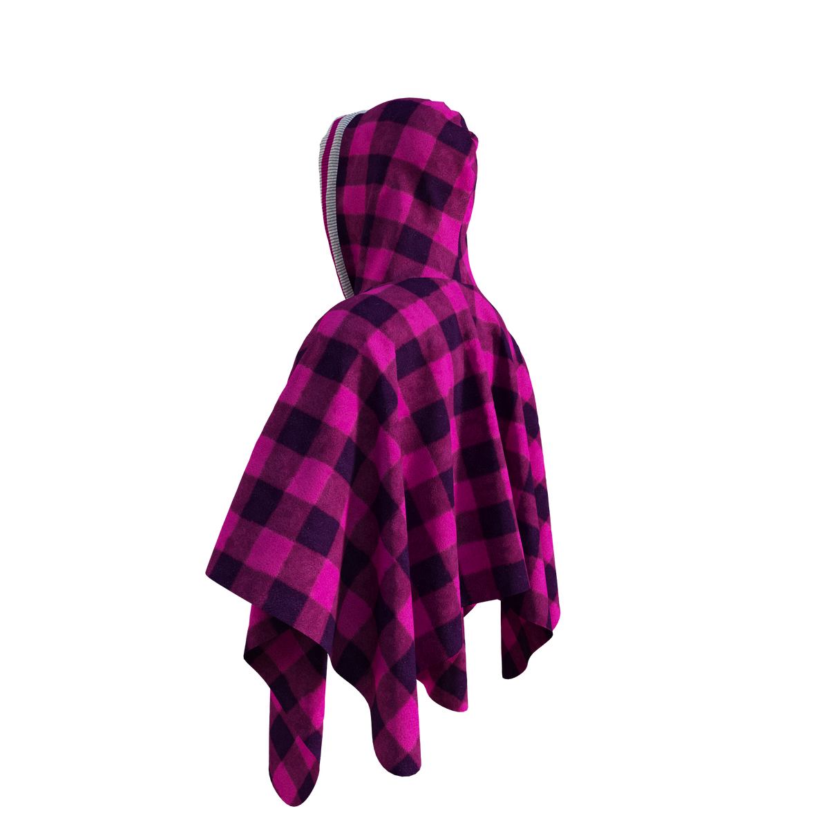 Pook Unisex Polar Fleece Poncho Pink