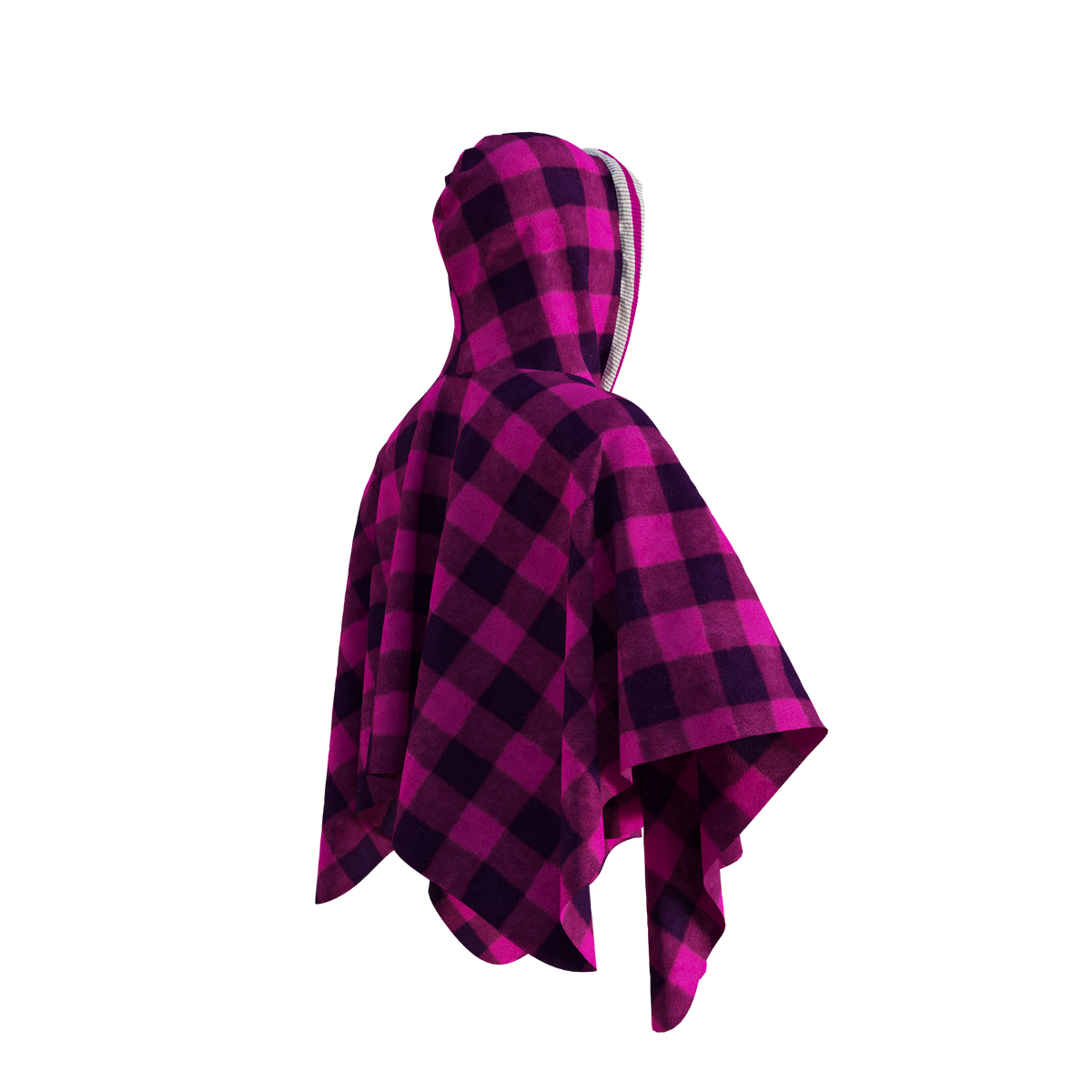 Pook Unisex Polar Fleece Poncho Pink