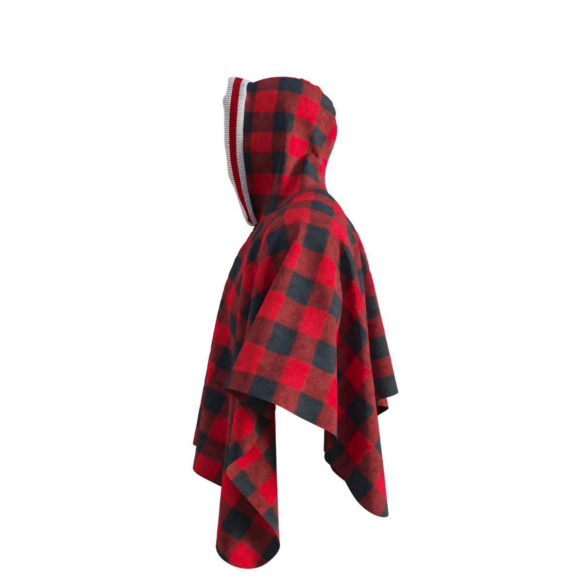 Pook Unisex Poncho Red