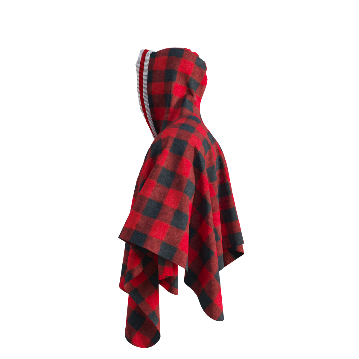 Pook Unisex Poncho Red